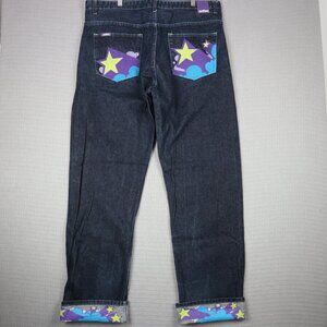 Scifen Selvedge Embroidered 2000's Vintage Stars Denim Jeans Size 40W